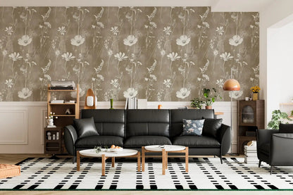 Sun-Kissed Prairie Bloom Wallpaper