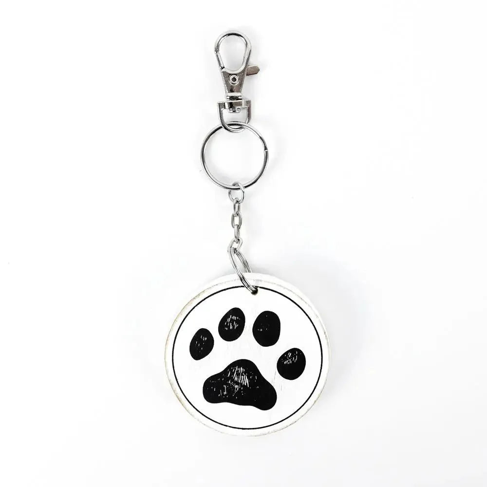 Fur Mama Key Chain | Paw Print Pet Mom Accessory