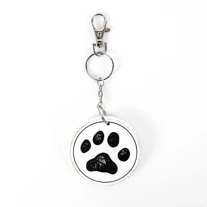 Fur Mama Key Chain | Paw Print Pet Mom Accessory