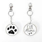 Fur Mama Key Chain | Paw Print Pet Mom Accessory