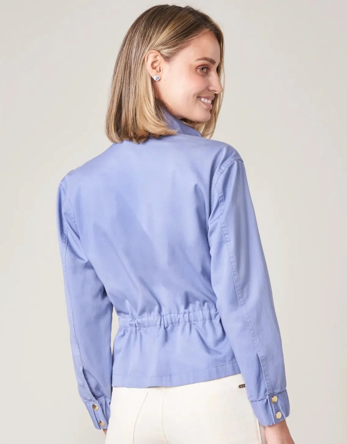 Adia Twill Jacket Coastal Blue