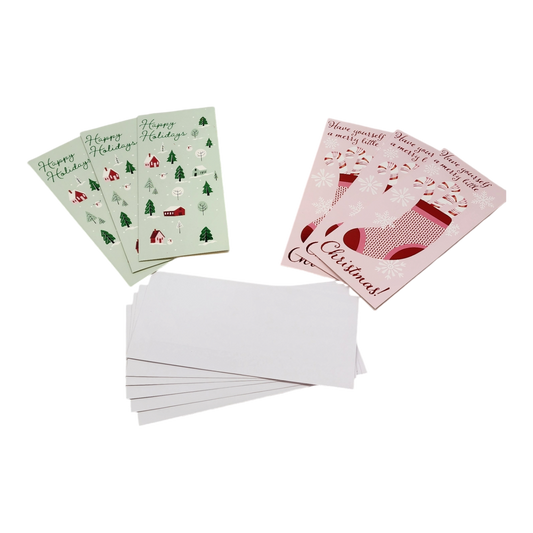 Christmas Money Card Holder - Stocking/Mountainside