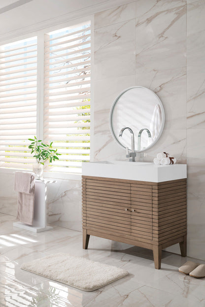 Linear 36" Single Vanity Cabinet