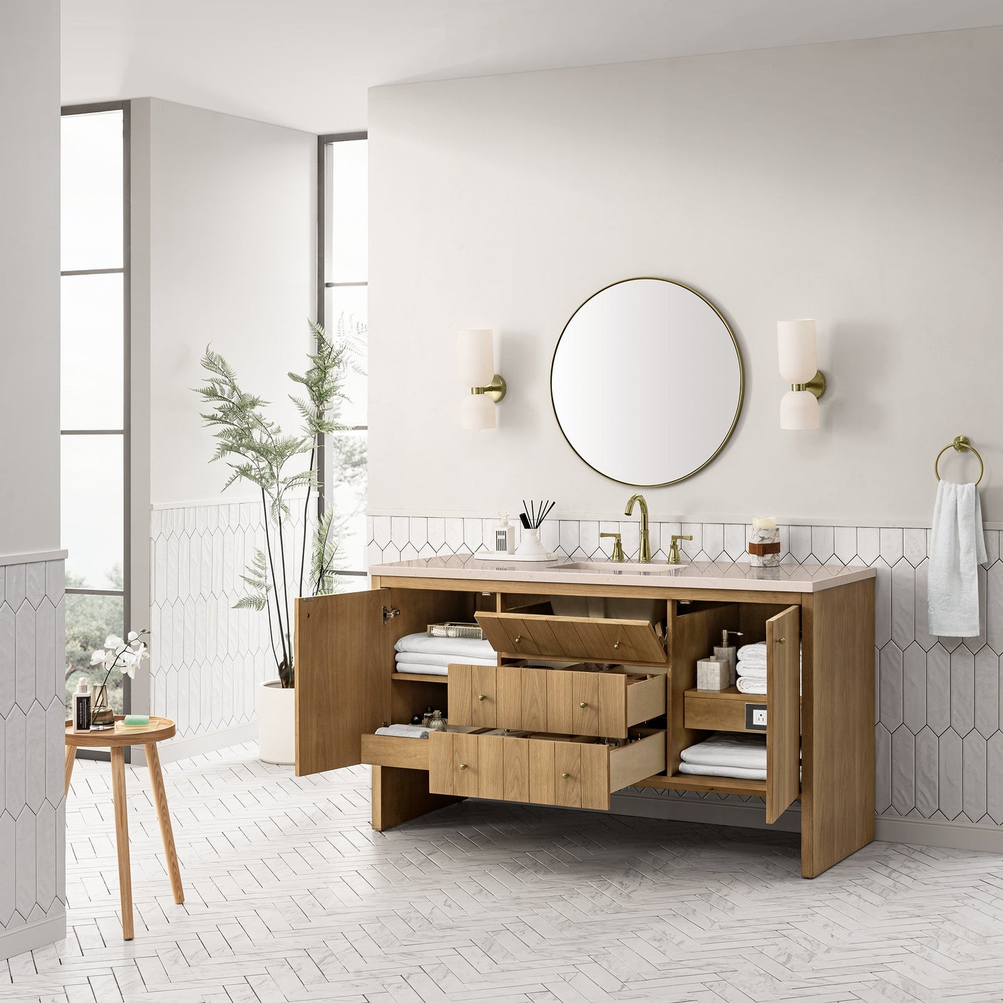 Hudson 60" Single Vanity Cabinet