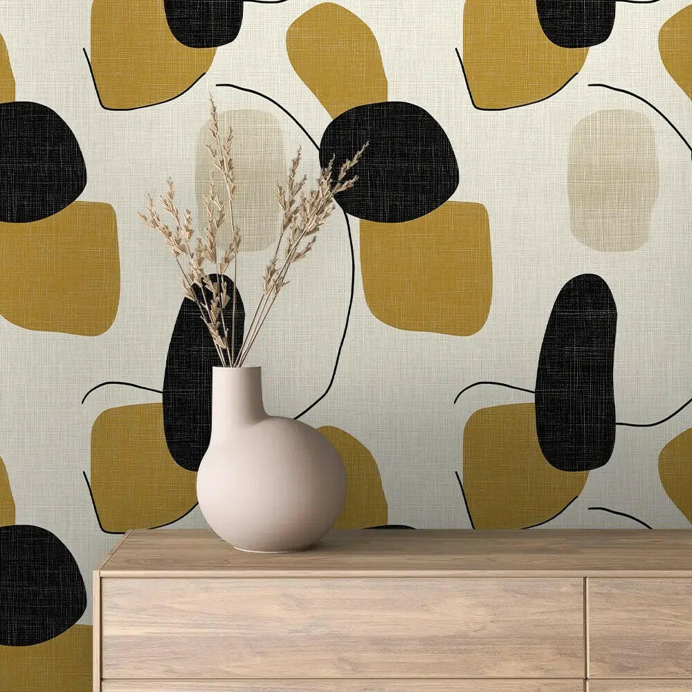 Organic Ochre Linen Forms