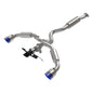 aFe 23-24 Toyota GR Corolla L3 1.6L (t) Gemini XV 3in to 2-1/2in Cat Back Exhaust w/ Blue Flame Tips