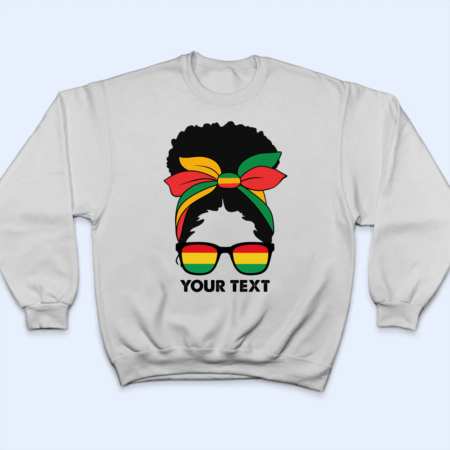 African Messy Bun Hair - Black History Month - Personalized Custom T Shirt - Birthday, Loving, Funny Gift for Teacher, Kindergarten, Preschool, Pre K, Paraprofessional