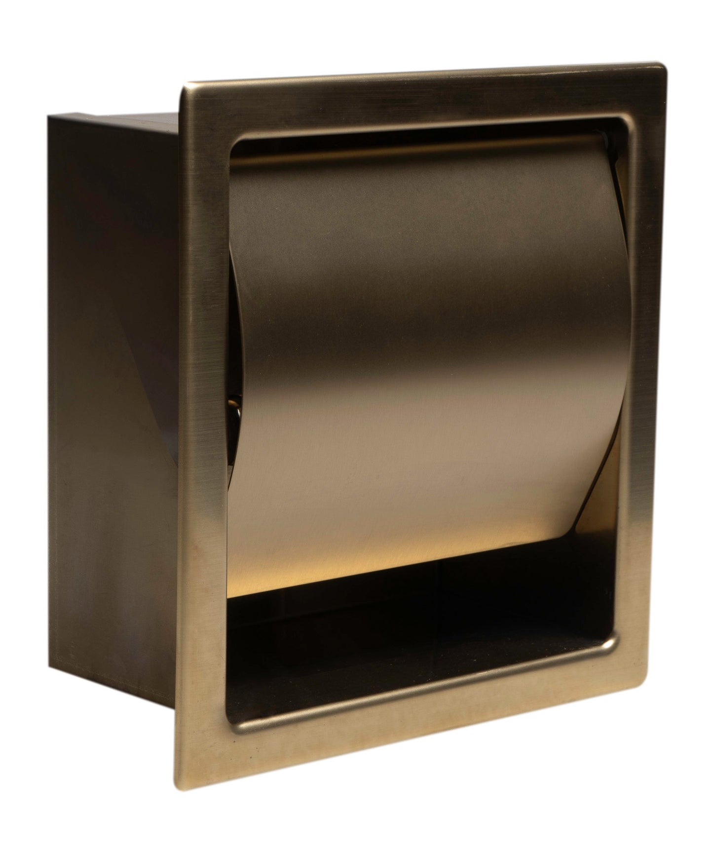 ALFI brand ABTPP77 Stainless Steel Recessed Toilet Paper Holder with Cover
