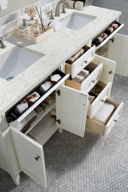 Brittany 72" Double Vanity in Bright White