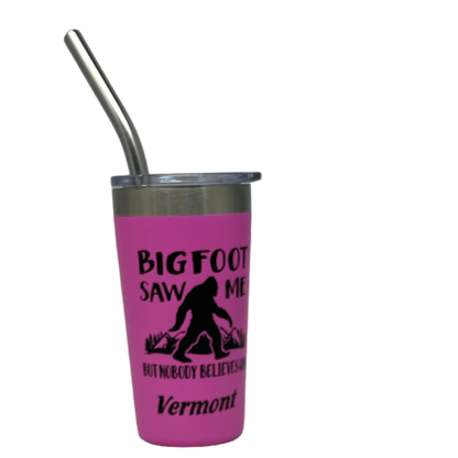 Vermont Bigfoot Stainless Steel 2oz Shooter  - Pink