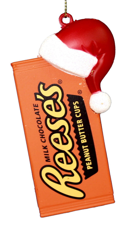 Candy Bar with Hat Ornament - Reeses Cups