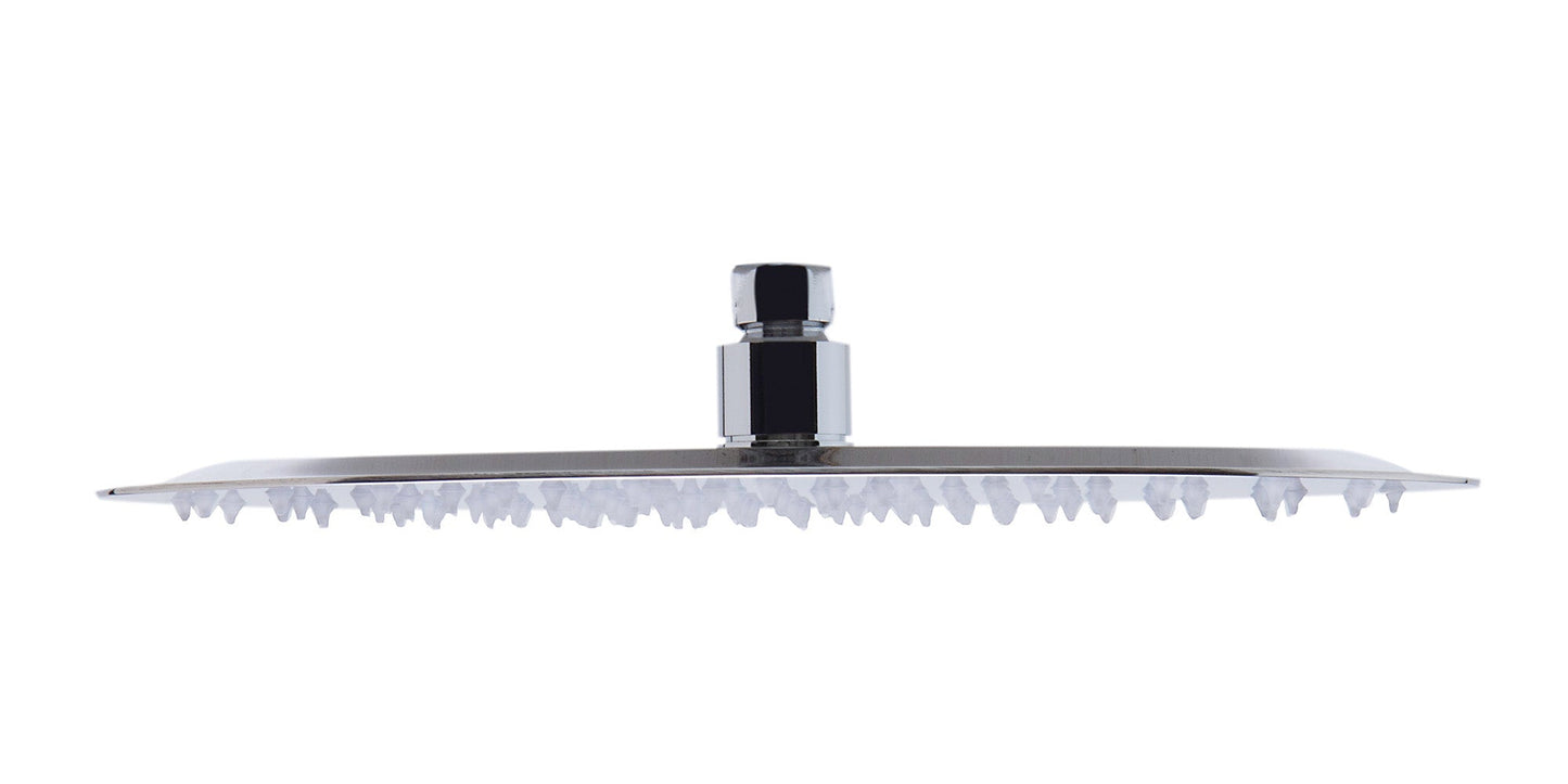 ALFI brand RAIN128 12" Oval Ultra Thin Rain Shower Head