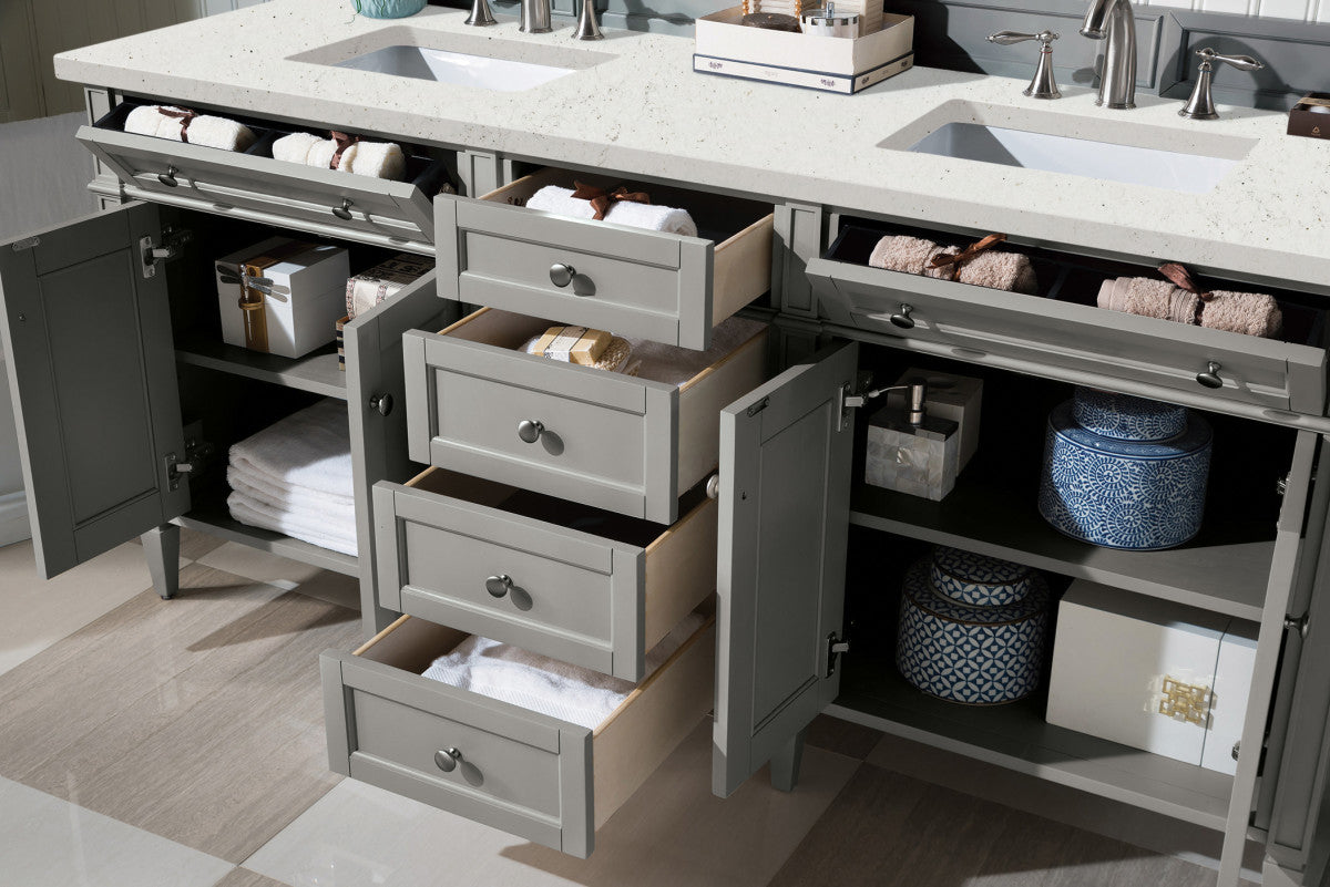 Brittany 72" Double Vanity Cabinet
