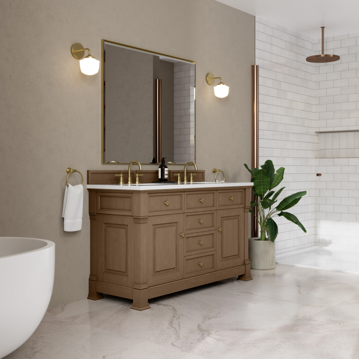 Brookfield 60" Double Vanity