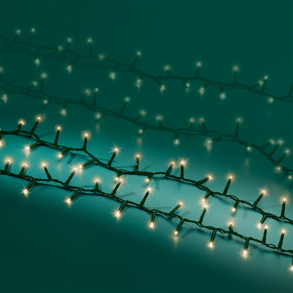Starry Nights Compact Twinkle Lights - 500 LED - Warm White - Green Wire