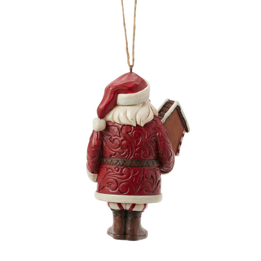 Gingerbread Santa Ornament