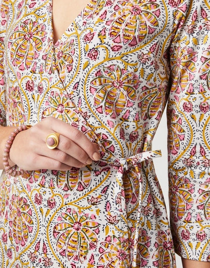 Alisa Wrap Dress - Pepper Hall Batik