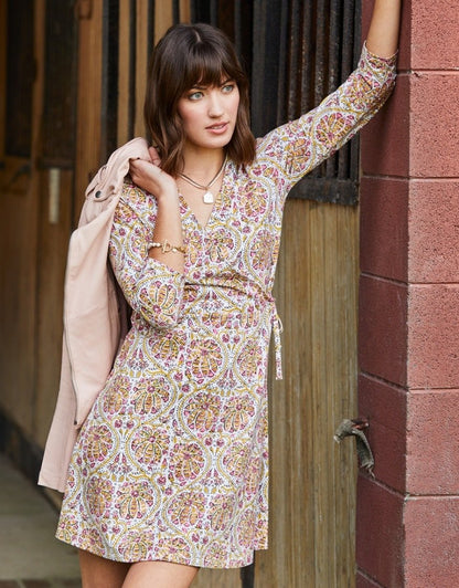 Alisa Wrap Dress - Pepper Hall Batik