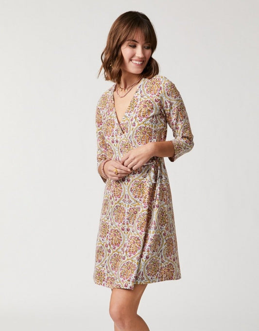 Alisa Wrap Dress - Pepper Hall Batik