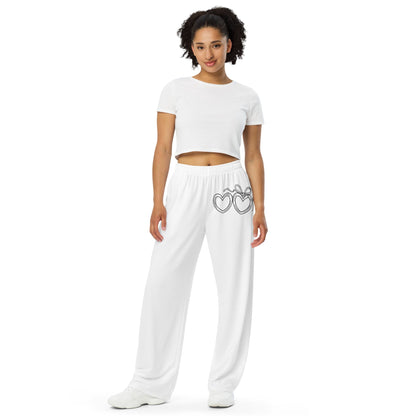 Customizable: Heart Locket Wide Leg Pants