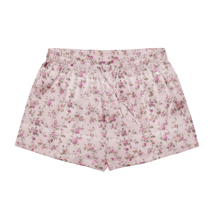 Customizable: Pink Floral Women’s Pajama Shorts