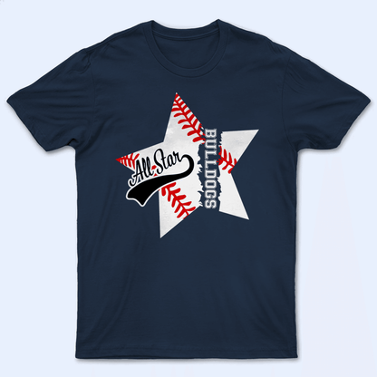 All Stars Sports Retro Distressed Design - Personalized Custom T Shirt - Birthday, Loving, Funny Gift for Grandfather/Dad/Father, Husband, Grandparent