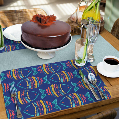 Along The Coast Reversible Rectangular Plastic Placemat