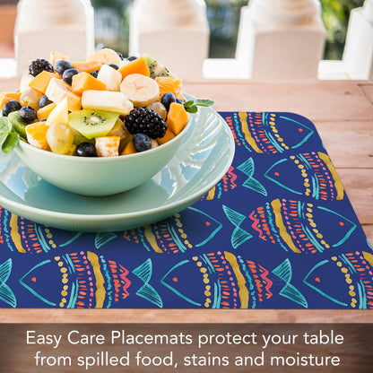 Along The Coast Reversible Rectangular Plastic Placemat