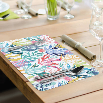 Along The Coast Reversible Rectangular Plastic Placemat