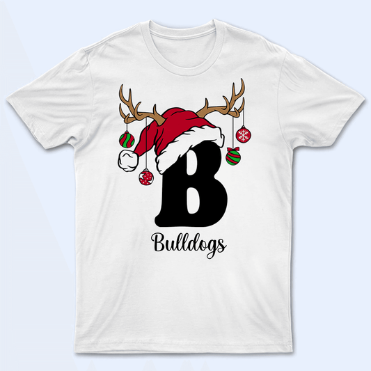 Alphabet Christmas - Personalized Custom T Shirt - Birthday, Loving, Funny Gift for Teacher, Kindergarten, Preschool, Pre K, Paraprofessional