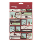 Foil Peel and Stick Gift tags - Juvenile Reds