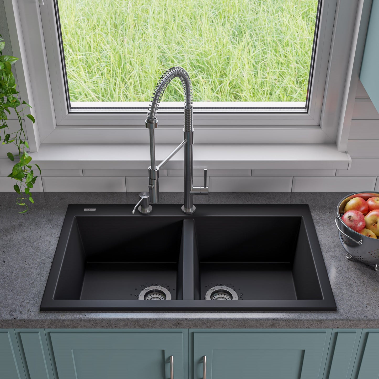 ALFI brand ABKF3732 Commercial Spring Kitchen Faucet