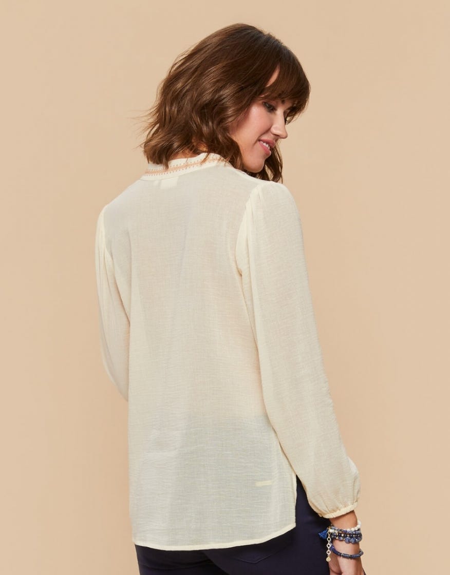Analyn Embroidered Tunic - Ashley River Embroidery