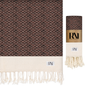 Anatolian Boho Turkish Peshtemal Beach Bath Gym Yoga Towel 36” x 71”