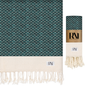 Anatolian Boho Turkish Peshtemal Beach Bath Gym Yoga Towel 36” x 71”