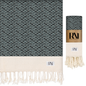 Anatolian Boho Turkish Peshtemal Beach Bath Gym Yoga Towel 36” x 71”