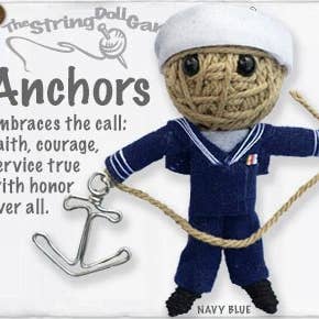 Anchors Strong Doll Keychain