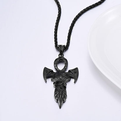 Ancient Egypt The Eye Of Horus Ankh Necklace