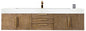 Columbia 72" Single Wall Mount Vanity Cabinet