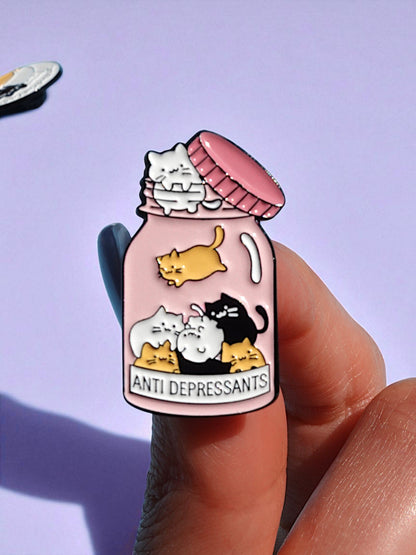 Certified Cat Lady Enamel Pin Set – 3-Pack