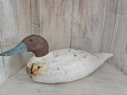 Antique Vintage Wood Carved Duck Decoy