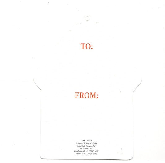 Gingerbread House Ornament Tag - Set of 4