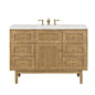 Laurent 48" Single Vanity Cabinet, Light Natural Oak