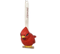Handcarved Wood Ornament - Red Cardinal