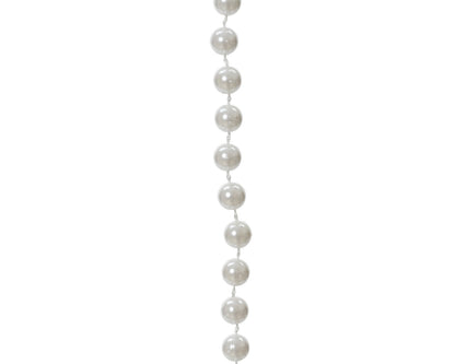 Winter White Bead Garland - 32 Feet Long