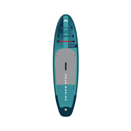 Aqua Marina Beast BT-23BEP Advanced All-Around Inflatable SUP With Carbon Hybrid Paddle, 10FT (SAK89512)
