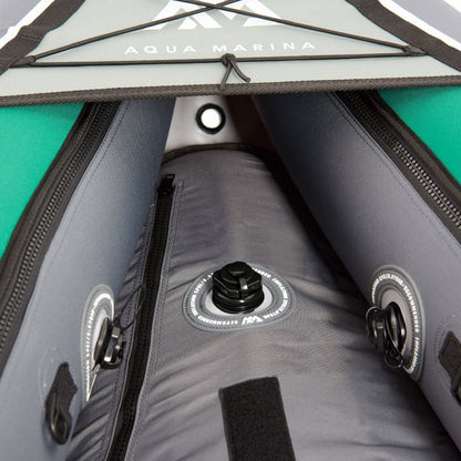 Aqua Marina Laxo 320 2-Person Recreational Kayak With High-Back Seat And Adjustable Cargo Bungee, 10FT (SAK01396)