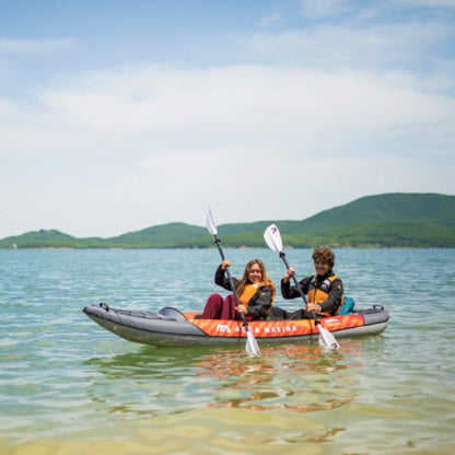 Aqua Marina Memba 390 Premium 2-Person Touring Kayak With DWF Deck And Paddles, 12FT (SAK17282)