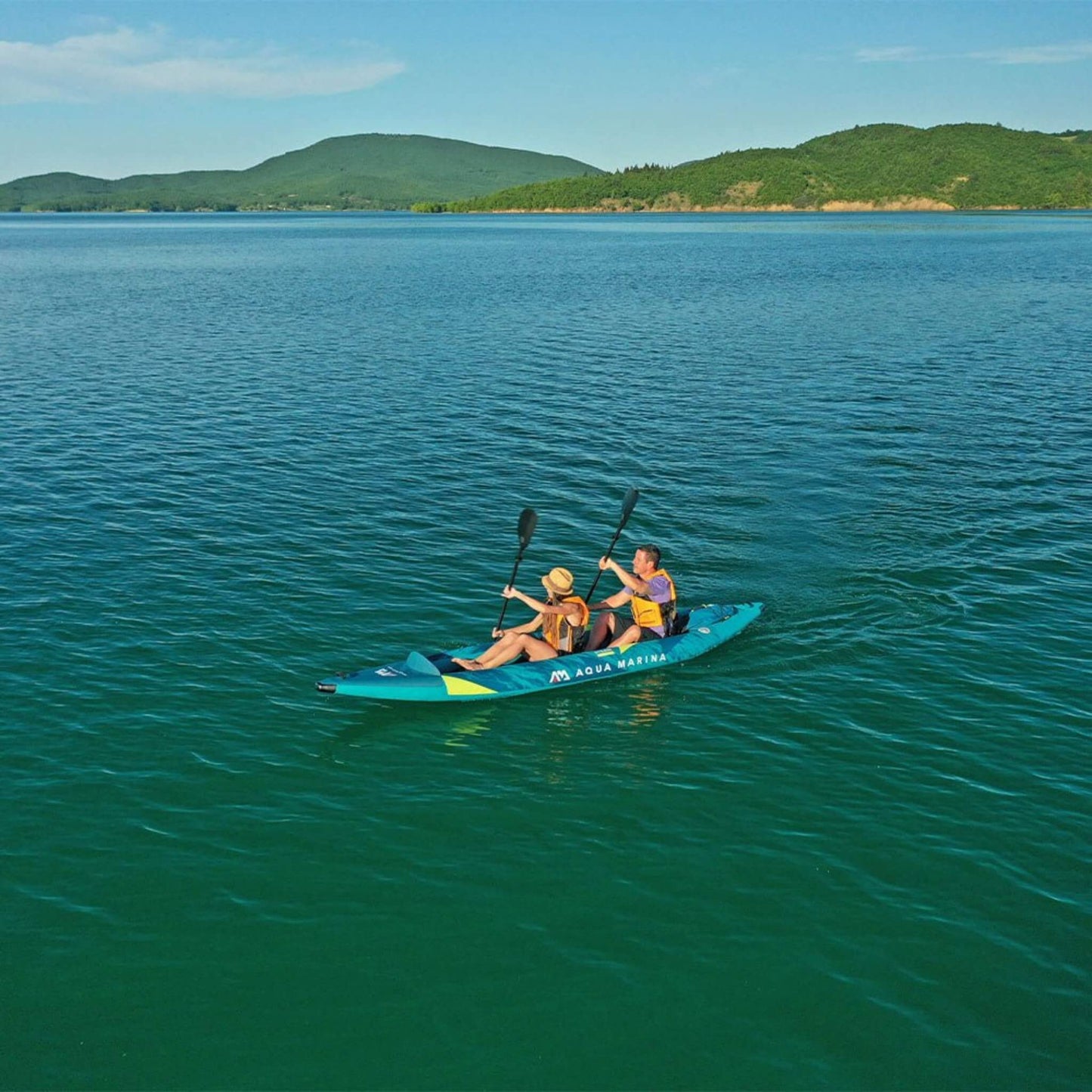 Aqua Marina Steam 412 2-Person Premium Kayak With DWF Deck, 14FT (SAK57946)