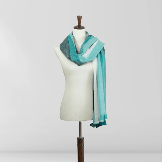 Aqua - Shawl - Aquamarine Wrap